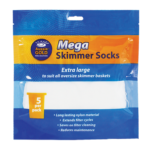 Aussie Gold Skimmer Socks Mega XL - Pack of 5 Aussie Gold Skimmer Socks Mega XL - Pack of 5